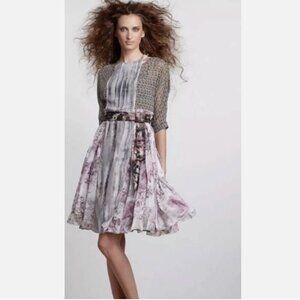 Anthropologie Byron Lars Beguile Sculptural Pinafore Dress Rare 2 excellent Art